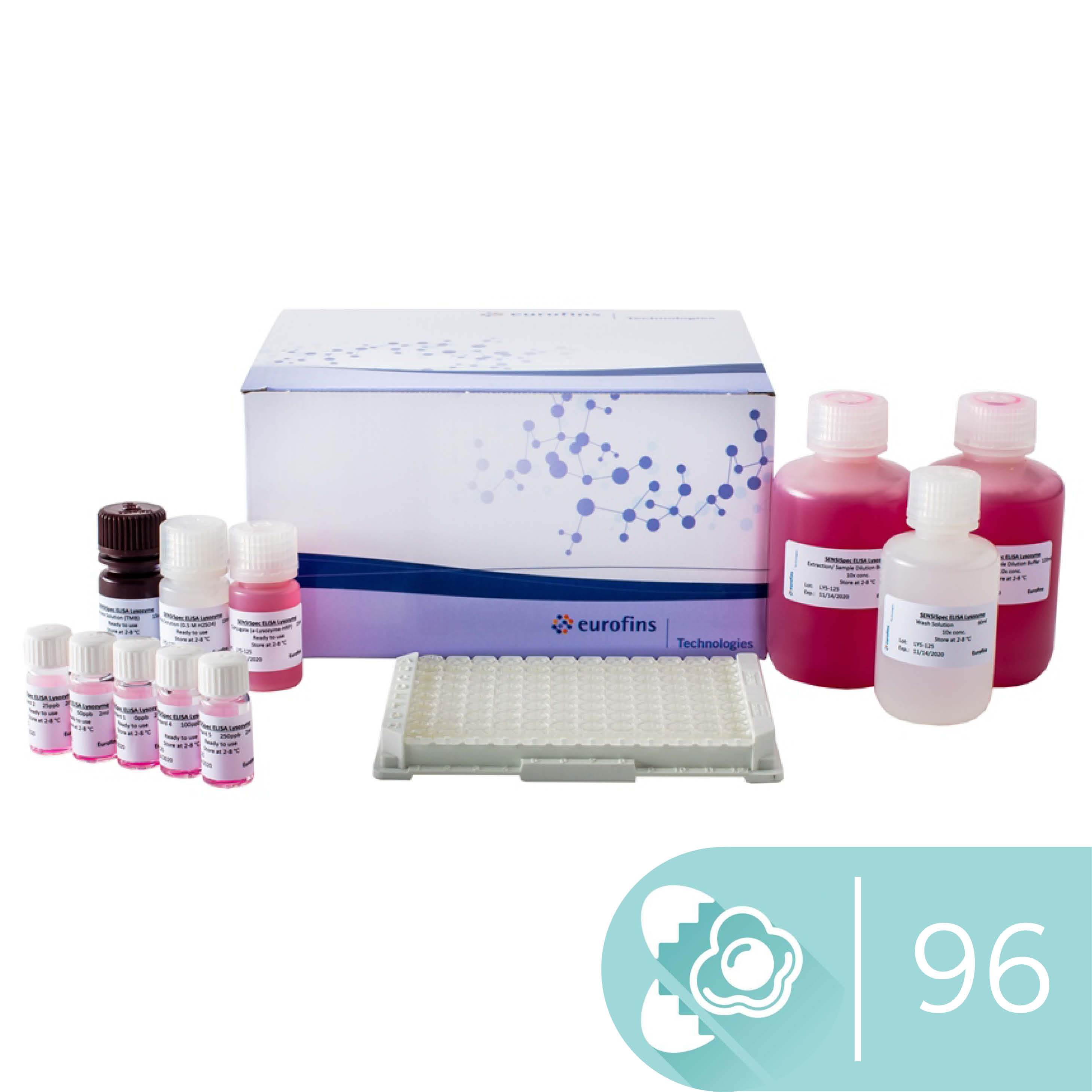 SENSISpec 溶菌酶 ELISA 试剂盒 96 孔